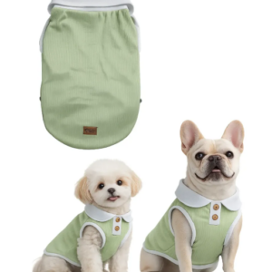 Tank Top Tipo Polo Verde Olivo